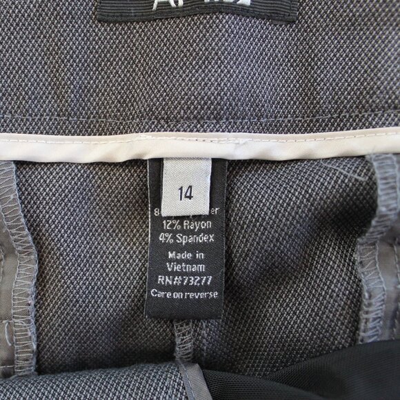 Apt 9 Grey Dress Pants Sz 14 - Picture 9 of 10